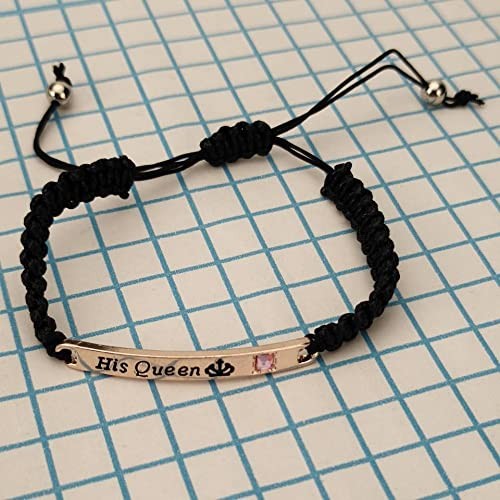 Pulseras para parejas: Su Reina, Su Rey, Pulseras a juego para parejas