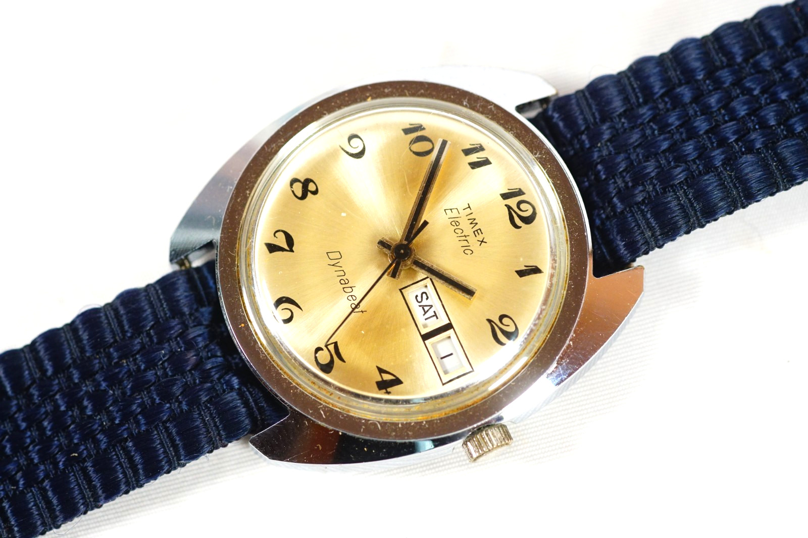 TIMEX Electric Dynabeat Watch Transistorized Quartz Vintage Wristwatch Parts/Rep