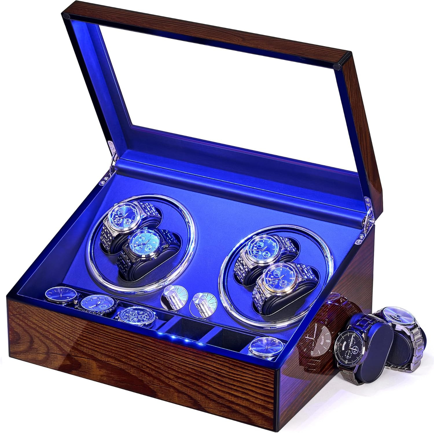 Watch Winders for Automatic Watches, Automatic Watch Winder Box Watch Spinner wi