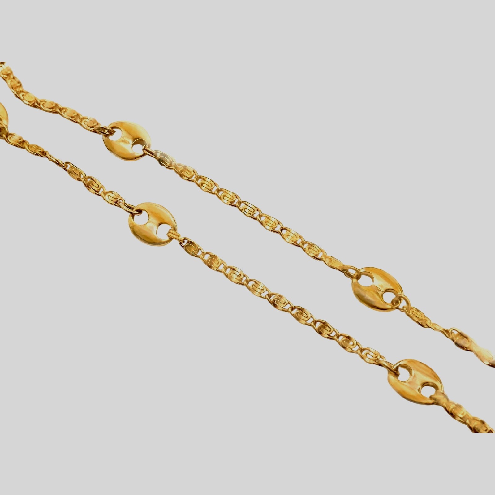 Fine Quality Craftsmanship 15 inch choker necklace Authentic 18K Gold Plated