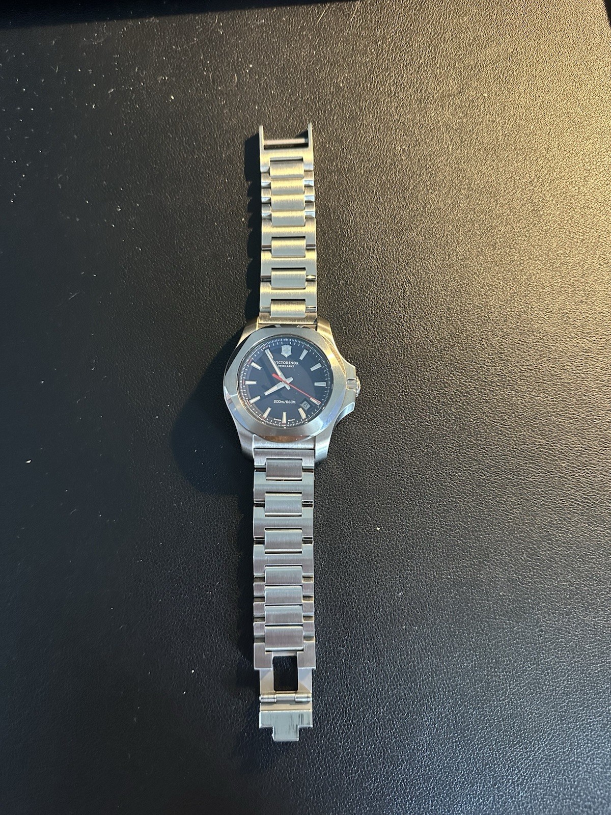 Victorinox INOX Watch Blue Dial With Links