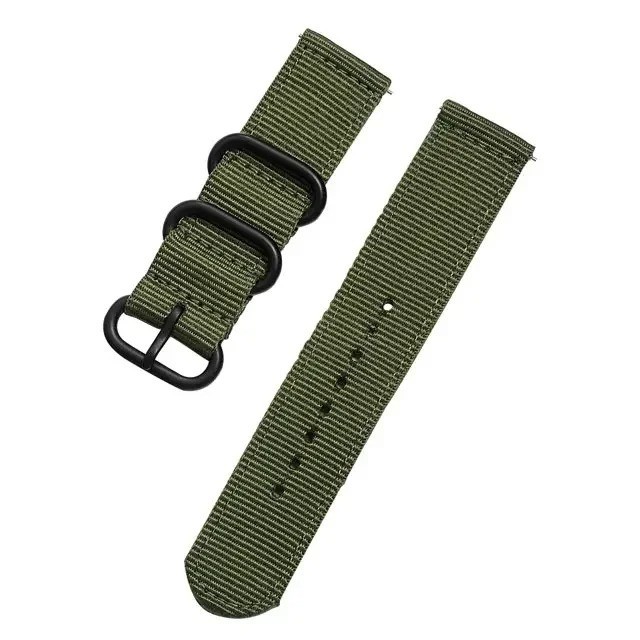 18mm 20mm 22mm 24mm Ballistic Durable Military Nylon Wrist Watch Band Strap