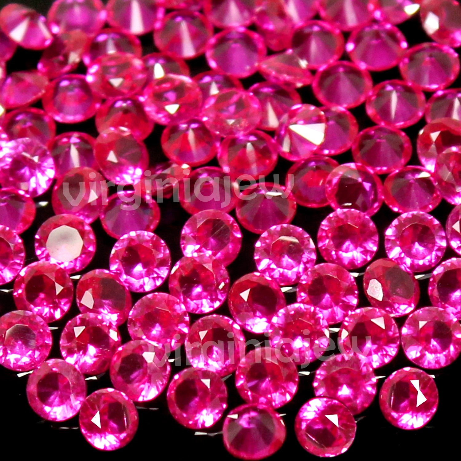 Natural Certified Burma Pigeon Blood Red Ruby 2.60 MM Round Gemstone 10 Pcs Lot