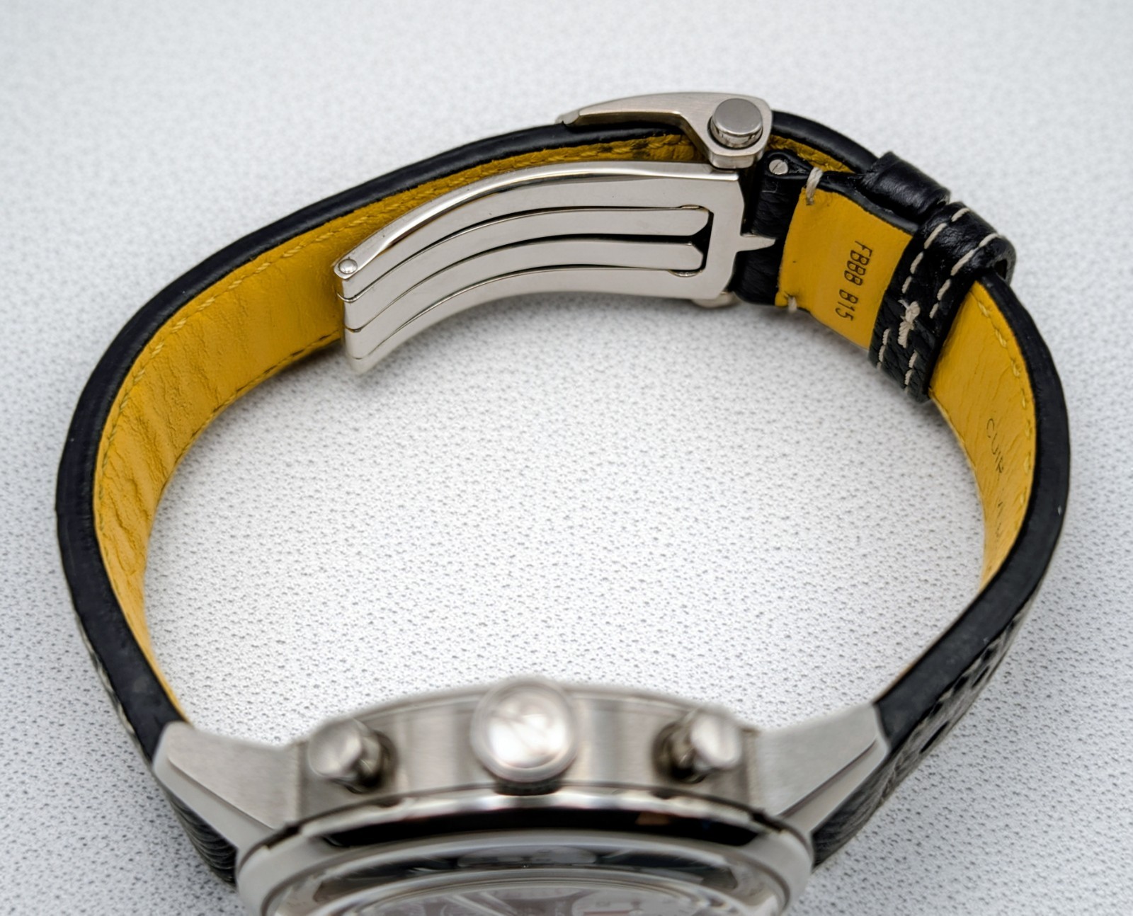 Breitling Top Time B01 Deus Steel Auto 41mm Black Dial Watch AB01765A1B1X1