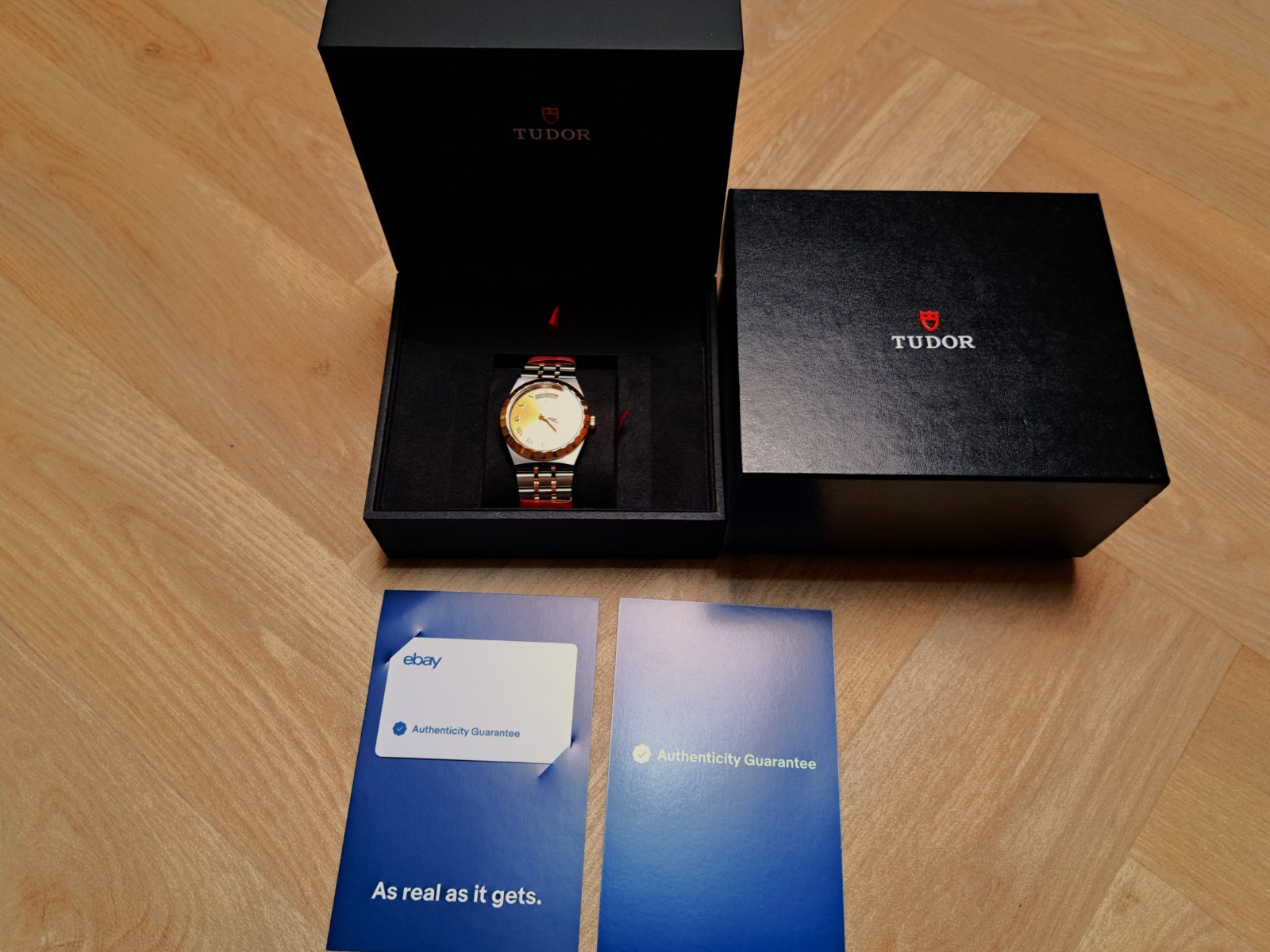 Tudor Royal 41mm Two‑Tone Champagne Dial – Full Set – 28603 – 2021