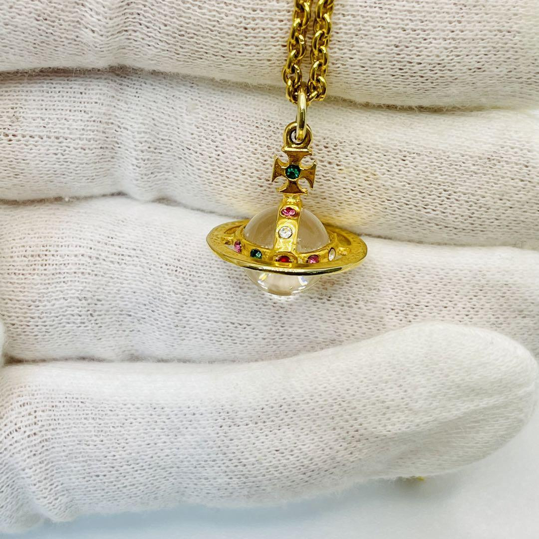 Vivienne Westwood Accessories Women Necklace Red Box Era Early Petit Orb Limited