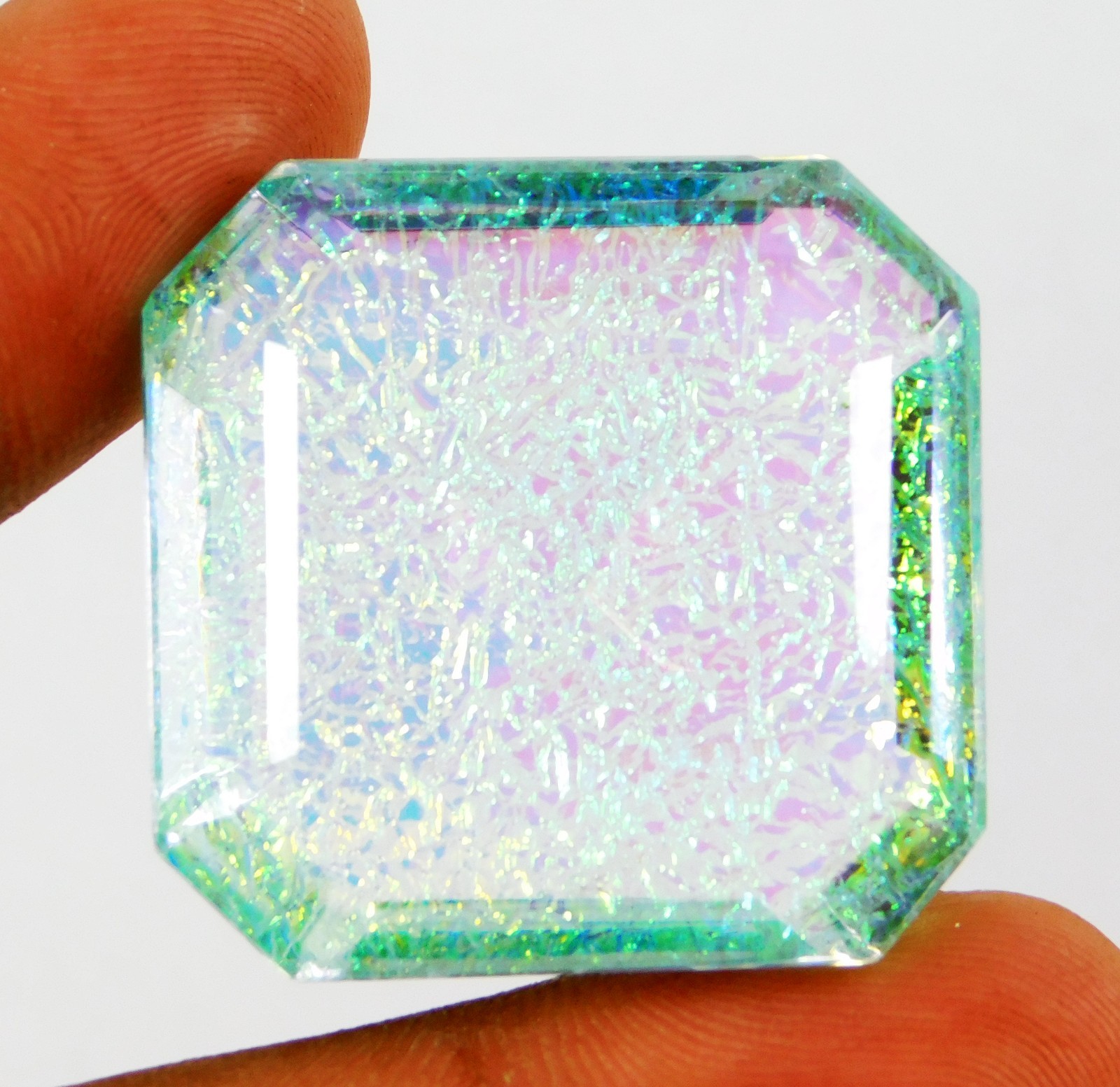 128.50 Ct Natural Monarch Fire Opal Doublet – Certified Radian Cut Gemstone