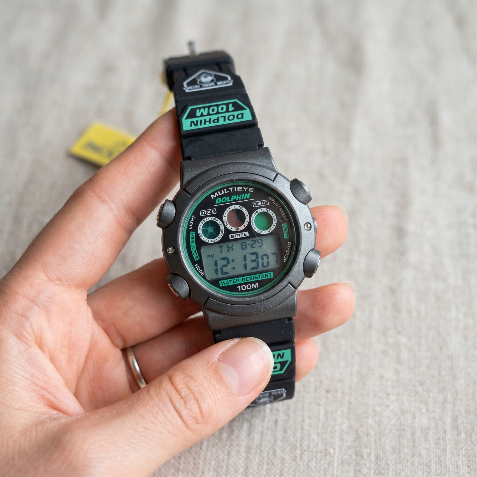 Dolphin Vintage Korean Digital Watch Korea’s Casio G-Shock DW-5600 Equivalent