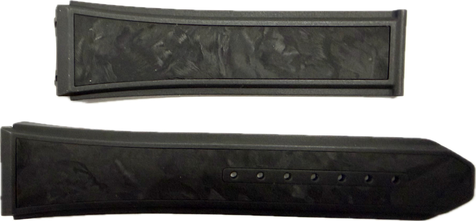 Zenith Defy Extreme 23 MM x 22 MM Black Fiber Nylon Rubber Band GENUINE OEM New