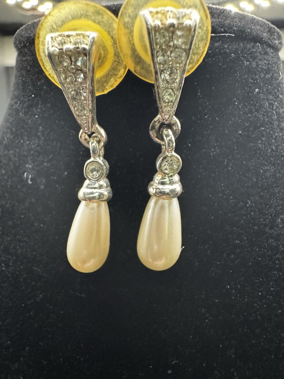 Vintage All Occasion Bracelet And Earring Set – Silver Tone And Pearl