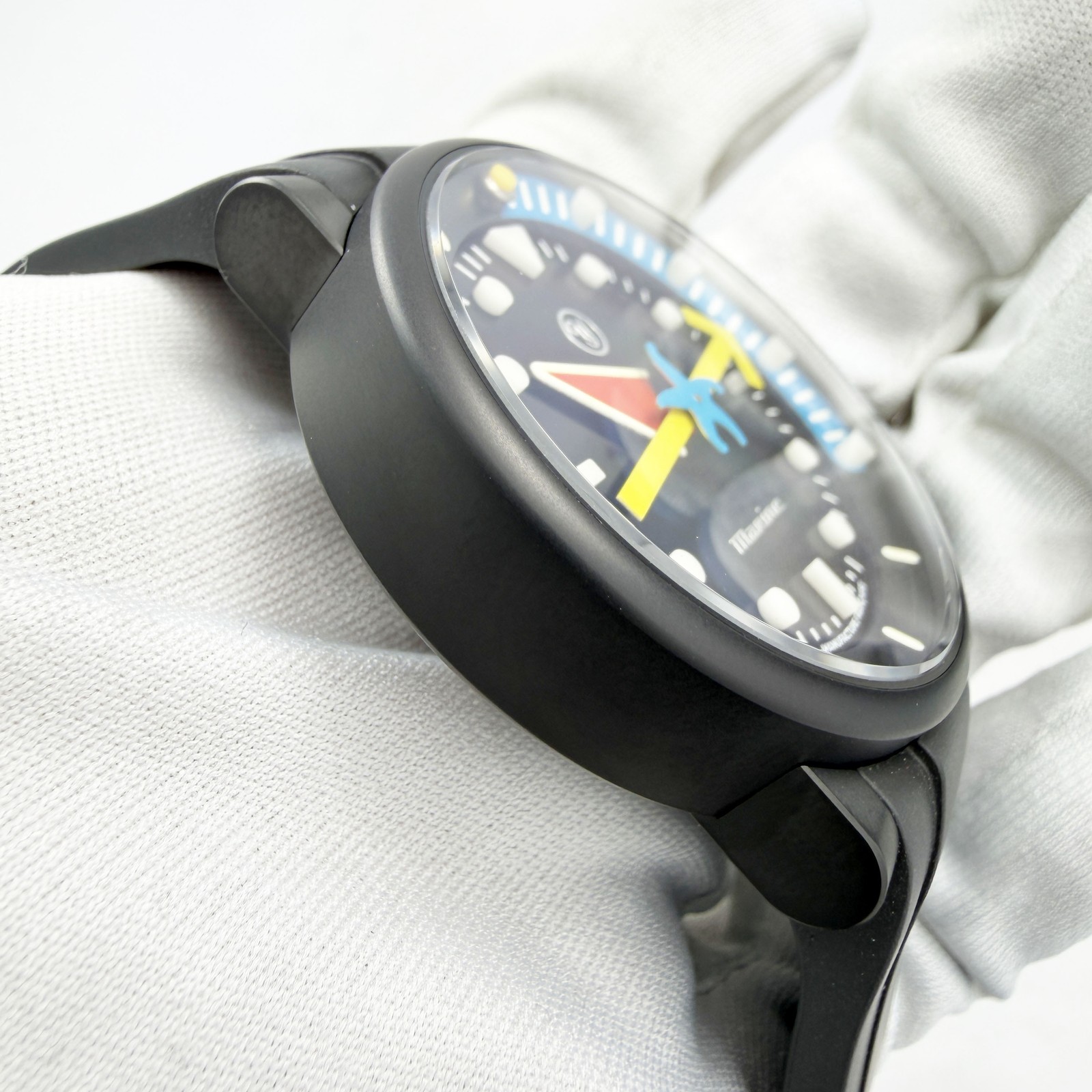 New Yema X Alain Silberstein Limited Edition 40MM Black Titanium Box Paper