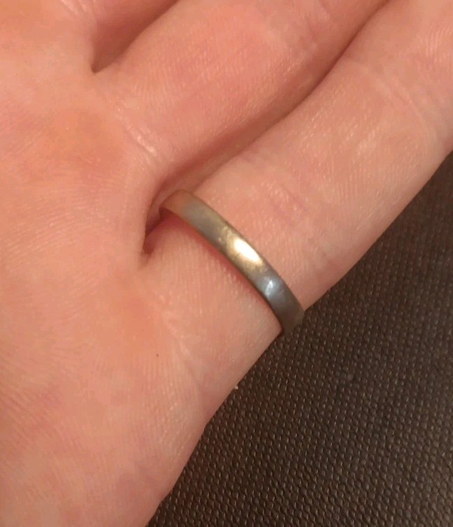 Vintage 9ct Gold Square Flasher Signet Ring – Size T½ – 2.3 grams