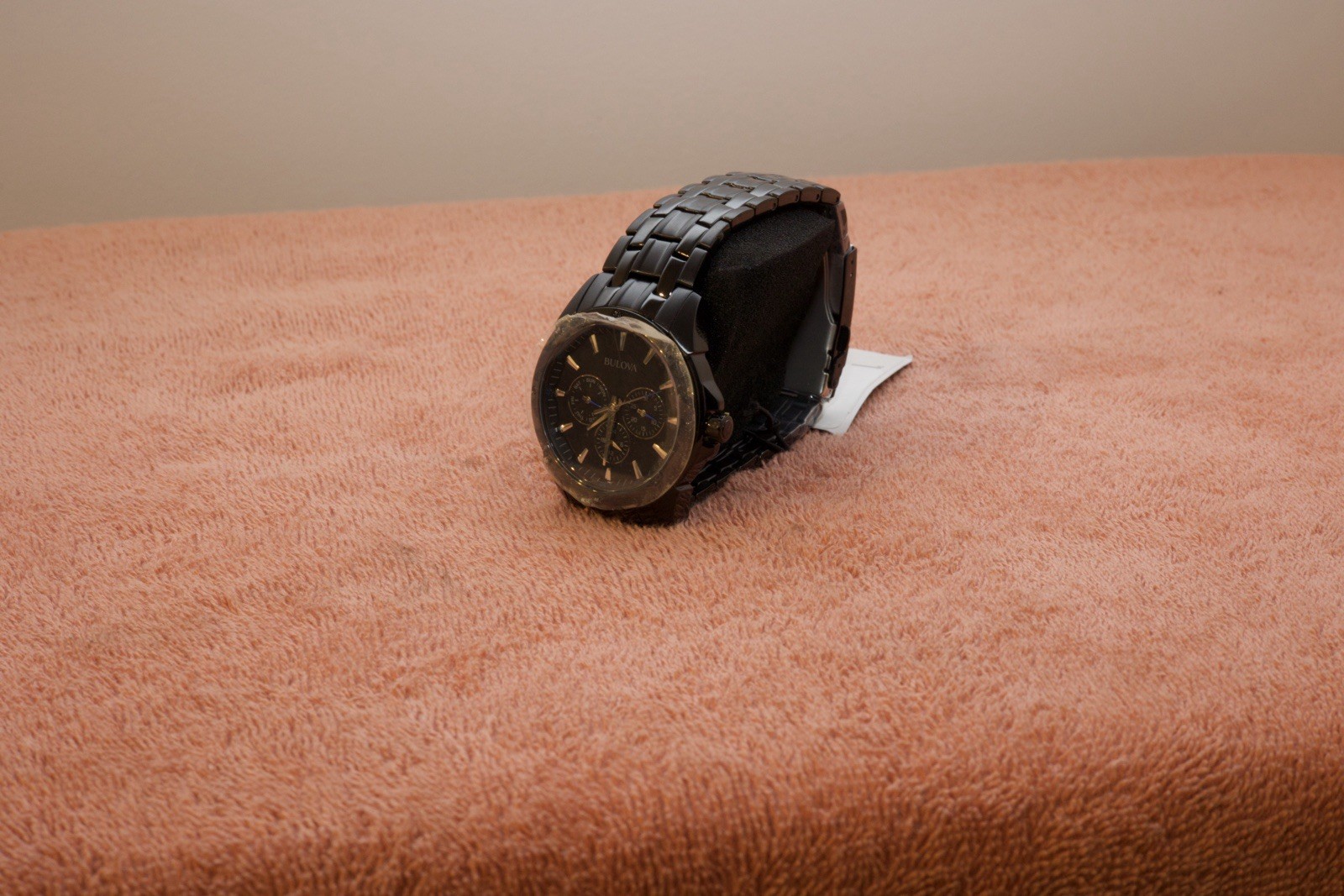 Brand New (with tags) Bulova (98C121) Black 43mm watch
