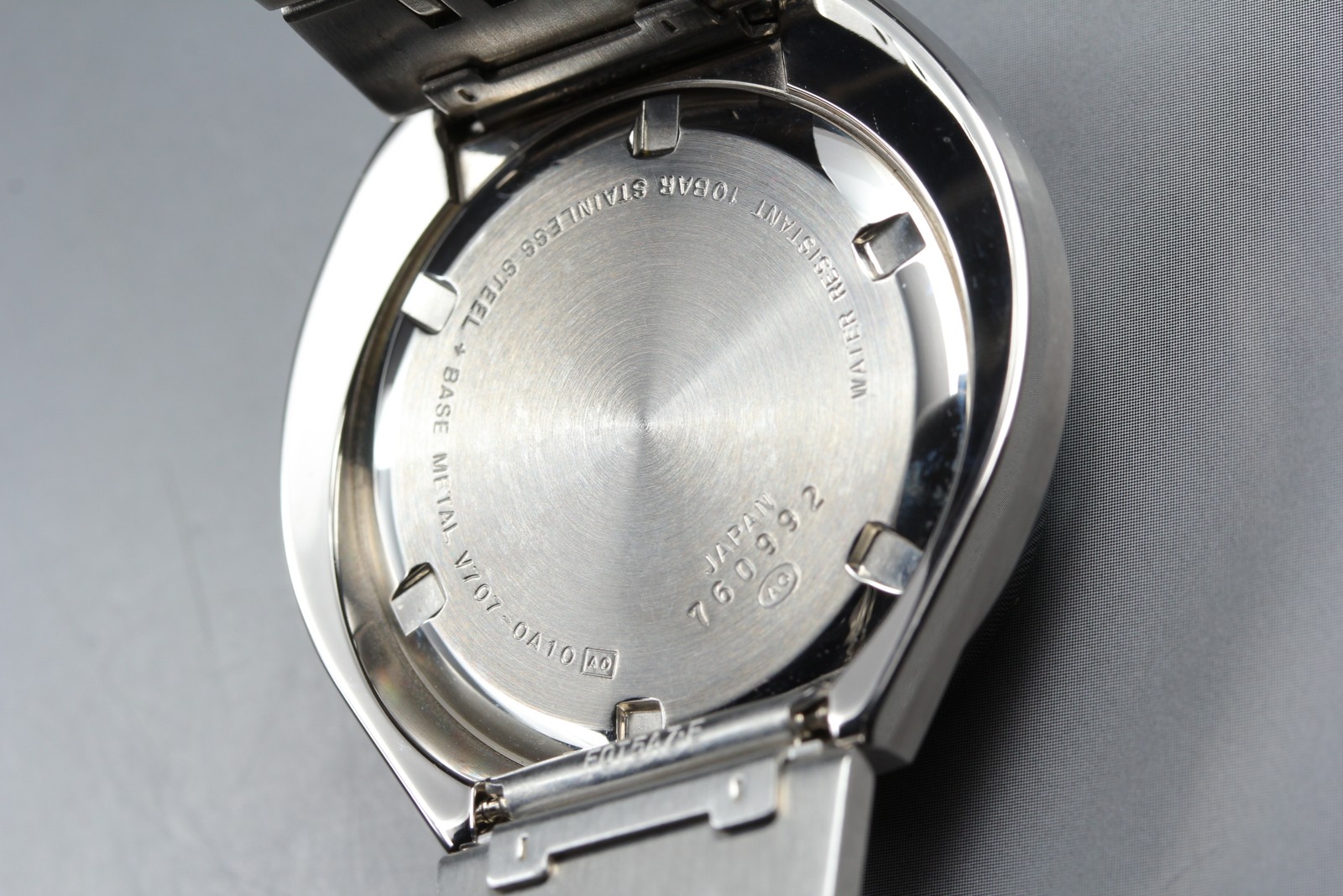 [Near MINT] Seiko Alba AKA V707-0A10 41mm Blue Qz Mens Watch Vintage 1987 JAPAN