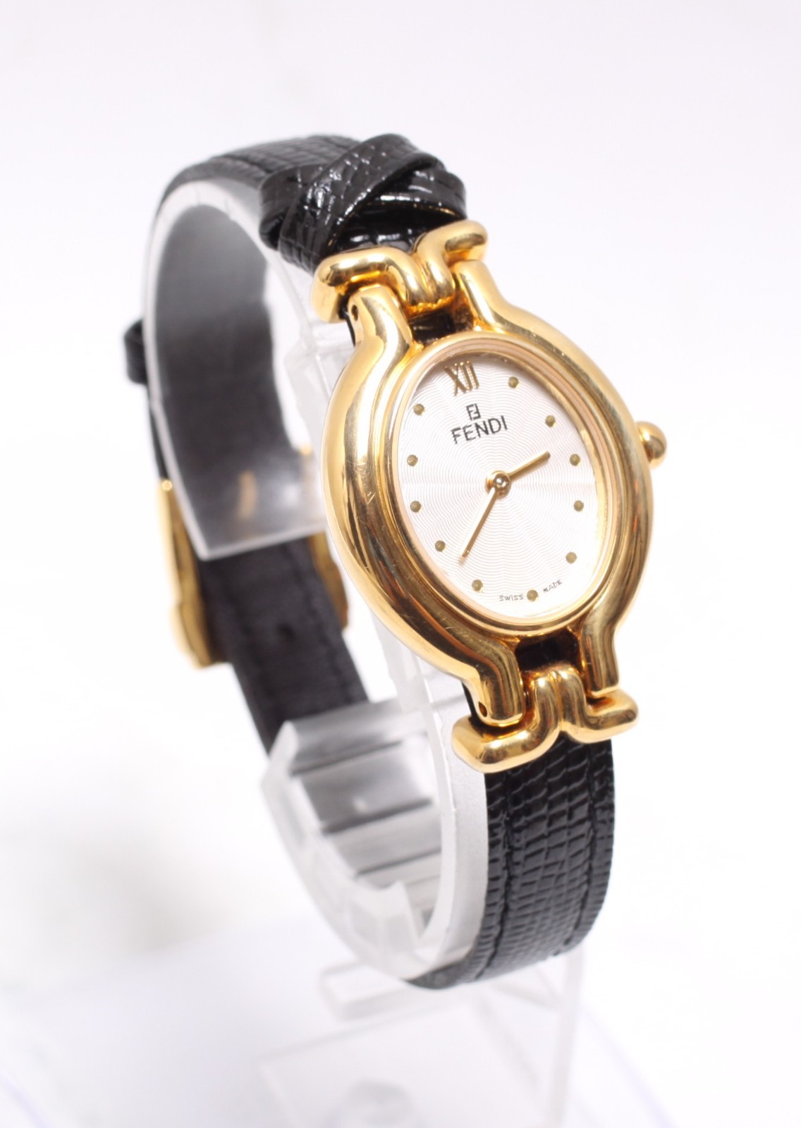 Vintage *N MINT w/Box* FENDI 640L Chameleon 5 Colors Change Belt Qz Ladies Watch