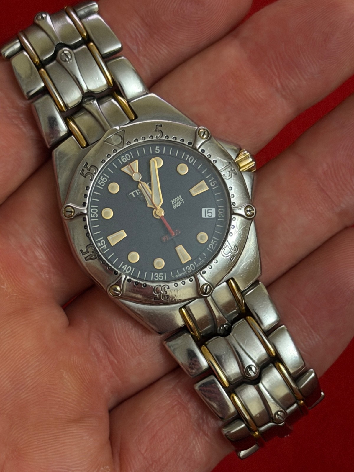 Vintage Tissot PR 200 Diver Men’s Watch P153/253 Swiss Made