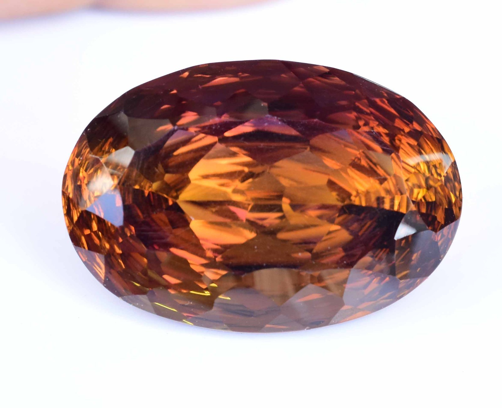 Flawless Natural Bi-Color Ametrine 52.05Ct Oval Cut Certified Untreated Gemstone