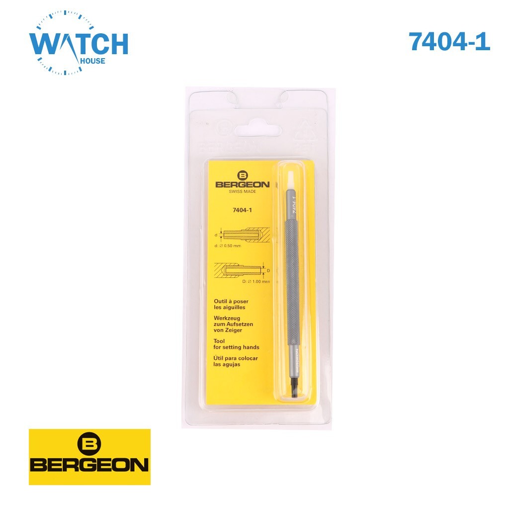 Bergeon 7404-1 Watch Hands Setter Tool – Swiss Made- 0.50 &mm 1.00mm Holes .