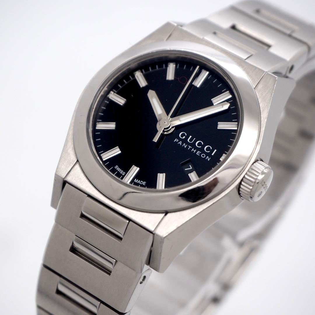 GUCCI Pantheon 115.5 Black Watch with Original Box