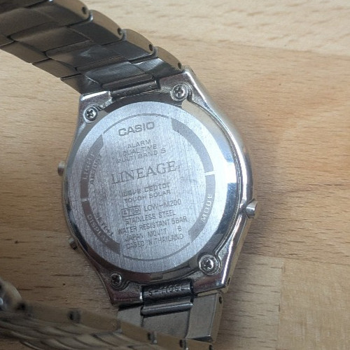 CASIO Linage LCW-M200 Radio-Controlled Solar Watch 38mm Wrist 18.5cm Grade B