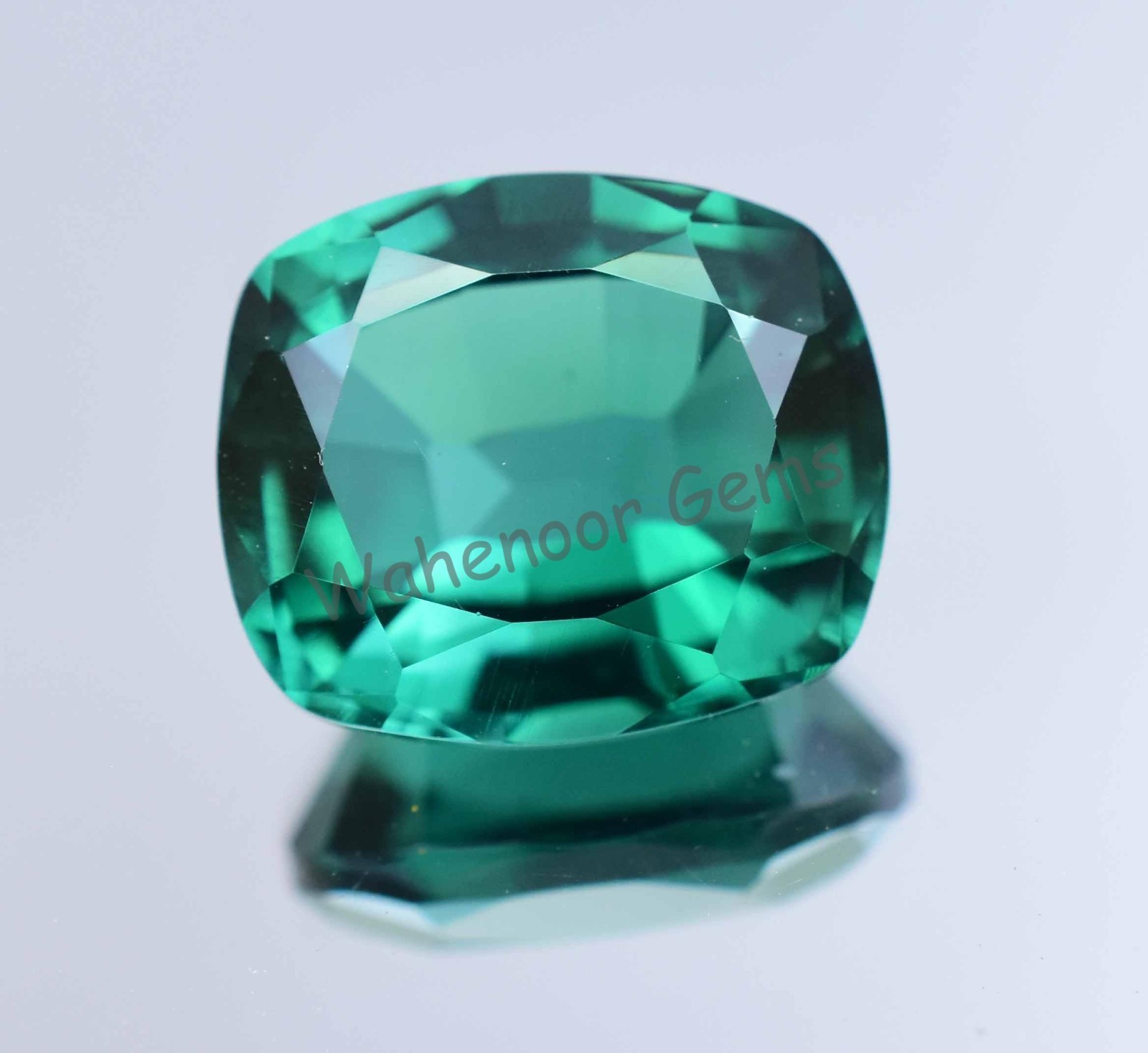 9.45 Ct Natural Vivid Green Colombian Emerald Cushion Certified Loose Gemstone