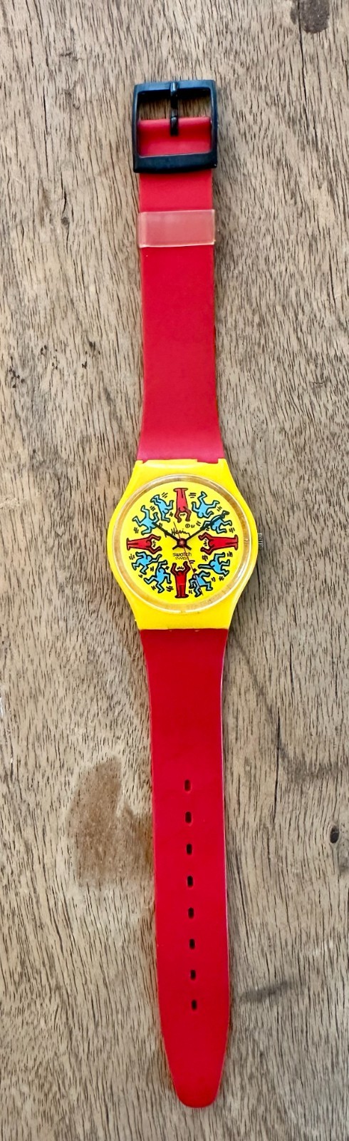 1985 Swatch Watch by Keith Haring – Rare / Collectable