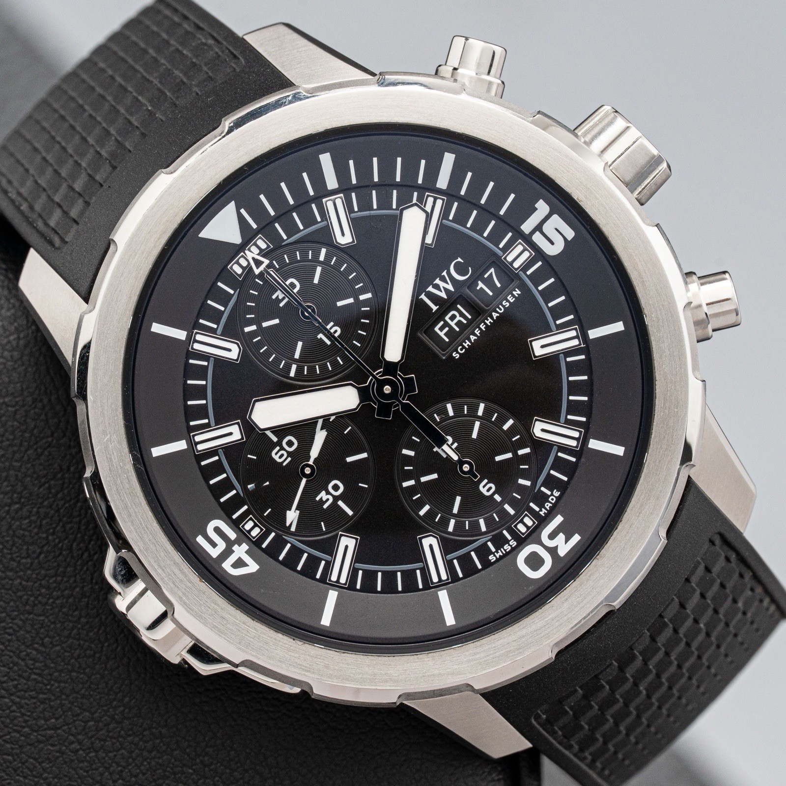 IWC Aquatimer Men’s Black Watch – IW376803