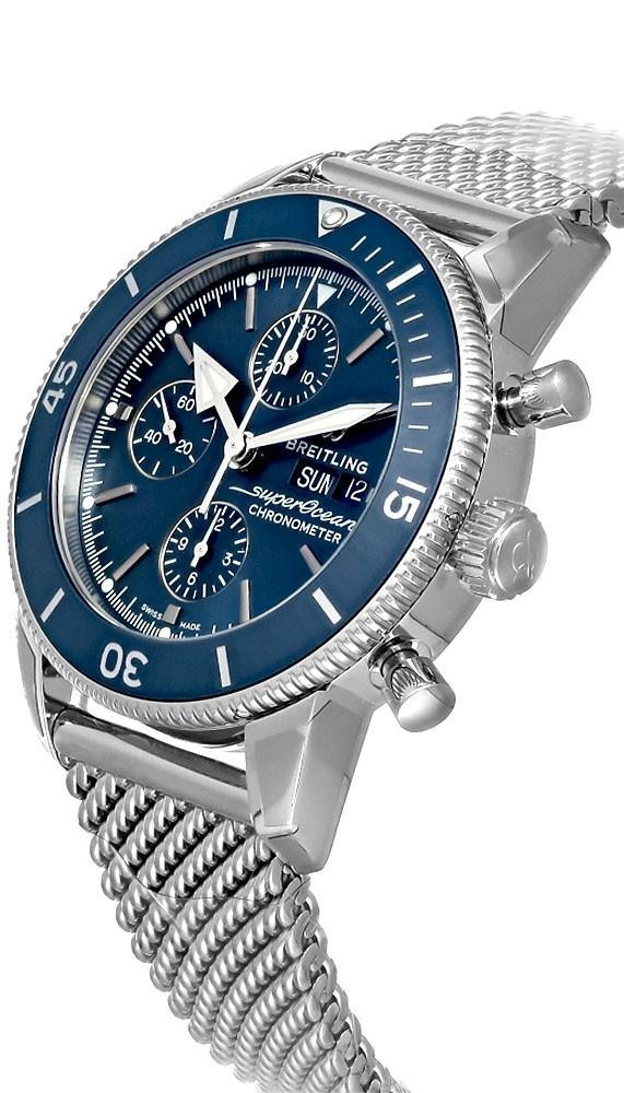 New Breitling SuperOcean Heritage II Auto 44 Chrono Mens Watch A13313161C1A1
