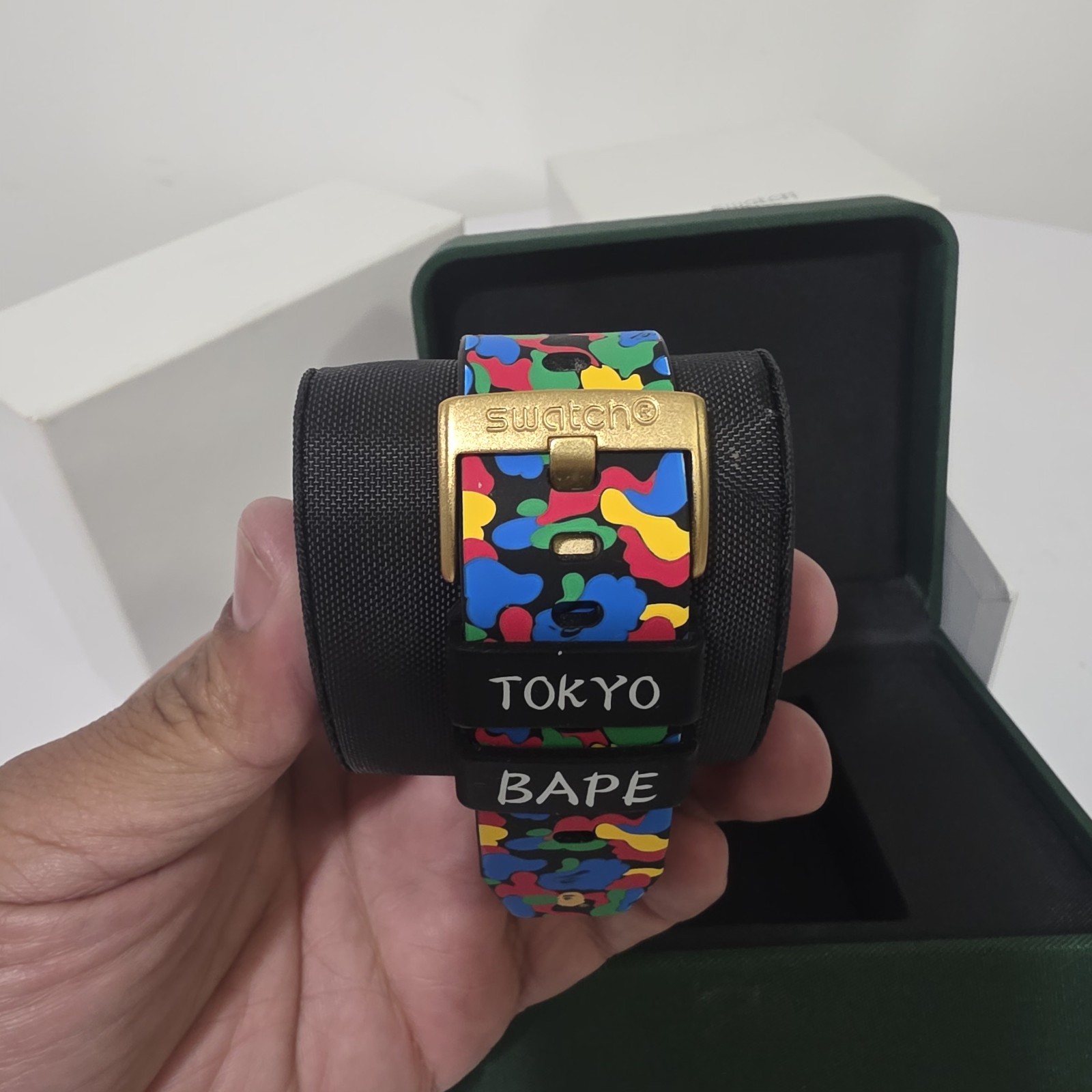 Bape Swatch Tokyo Bold Face