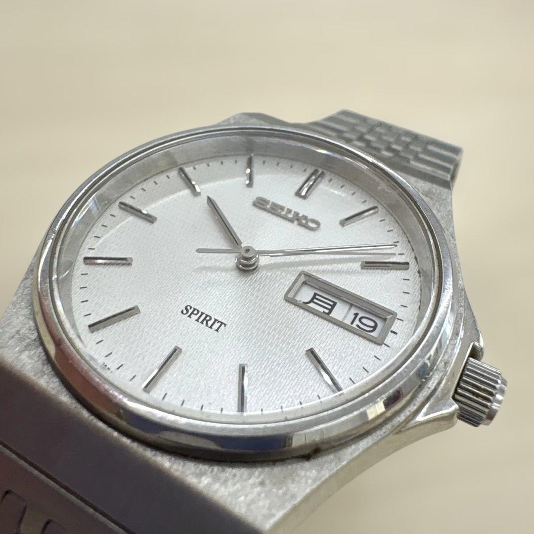 SEIKO SPIRIT 7N48-7A10 Quartz Wristwatch (Wrist size approximately 17cm)