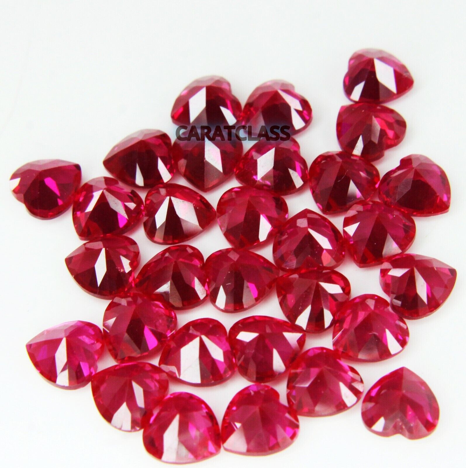 EPIC GEMS-6mm Heart Shaped Mogok Natural Ruby Loose Gemstone Certified-1 pc