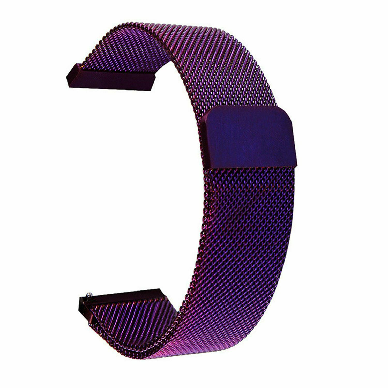 14-24mm Magnetic Clasp Mesh Loop Watch Band Stainless Steel Metal Strap Bracelet