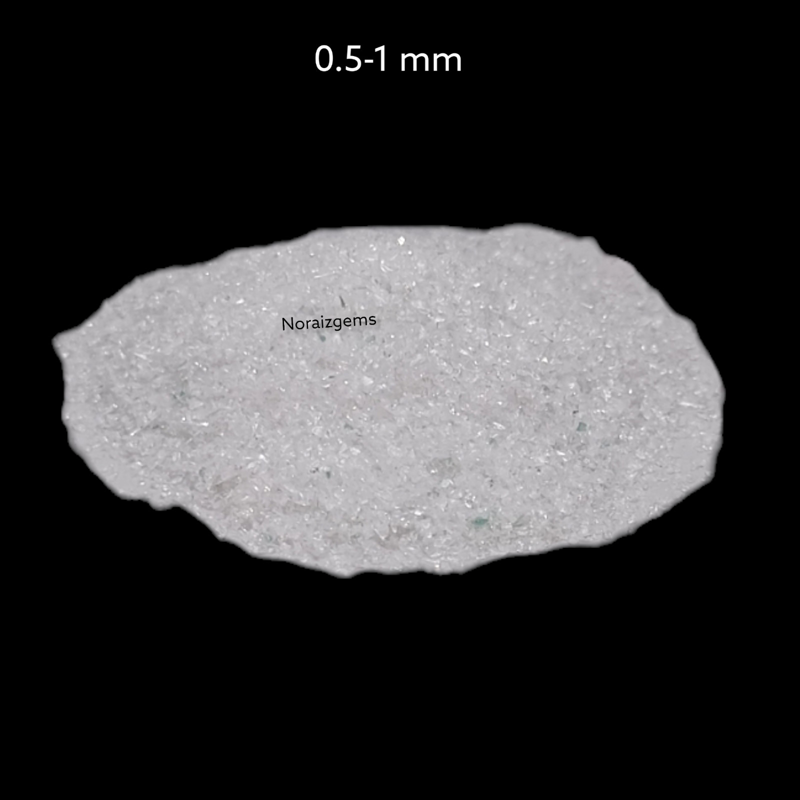 Crushed Crystal Hydro Quartz Gemstone Coarse For Woodworking, Ring Inlay, Resin