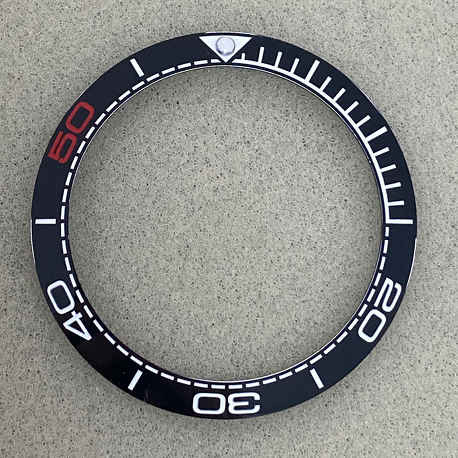 38MM*30.5mm Ceramic Bezel Sloped Watch Bezel Insert for 40mm SUB Watch Case