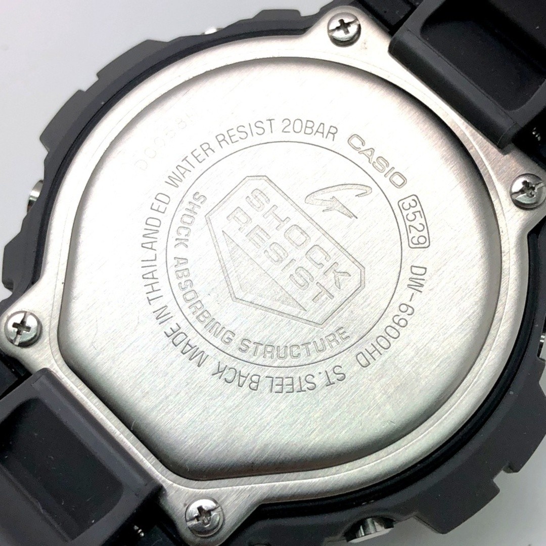 G SHOCK DW 6900HD 8 HIDDEN GLOW Luminous Dial Reverse LCD LED Backlight February