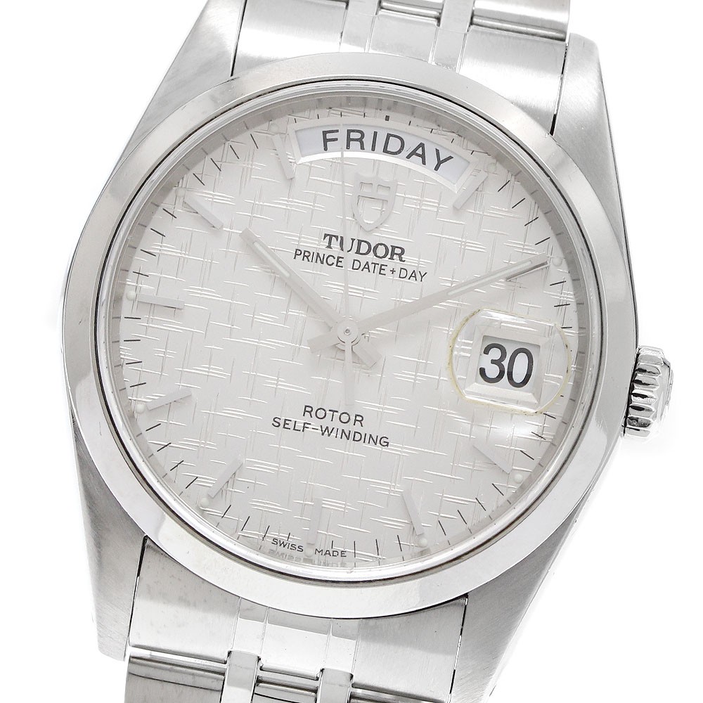 TUDOR Prince Date Day 76200 Silver Dial Automatic Men’s Watch_933137