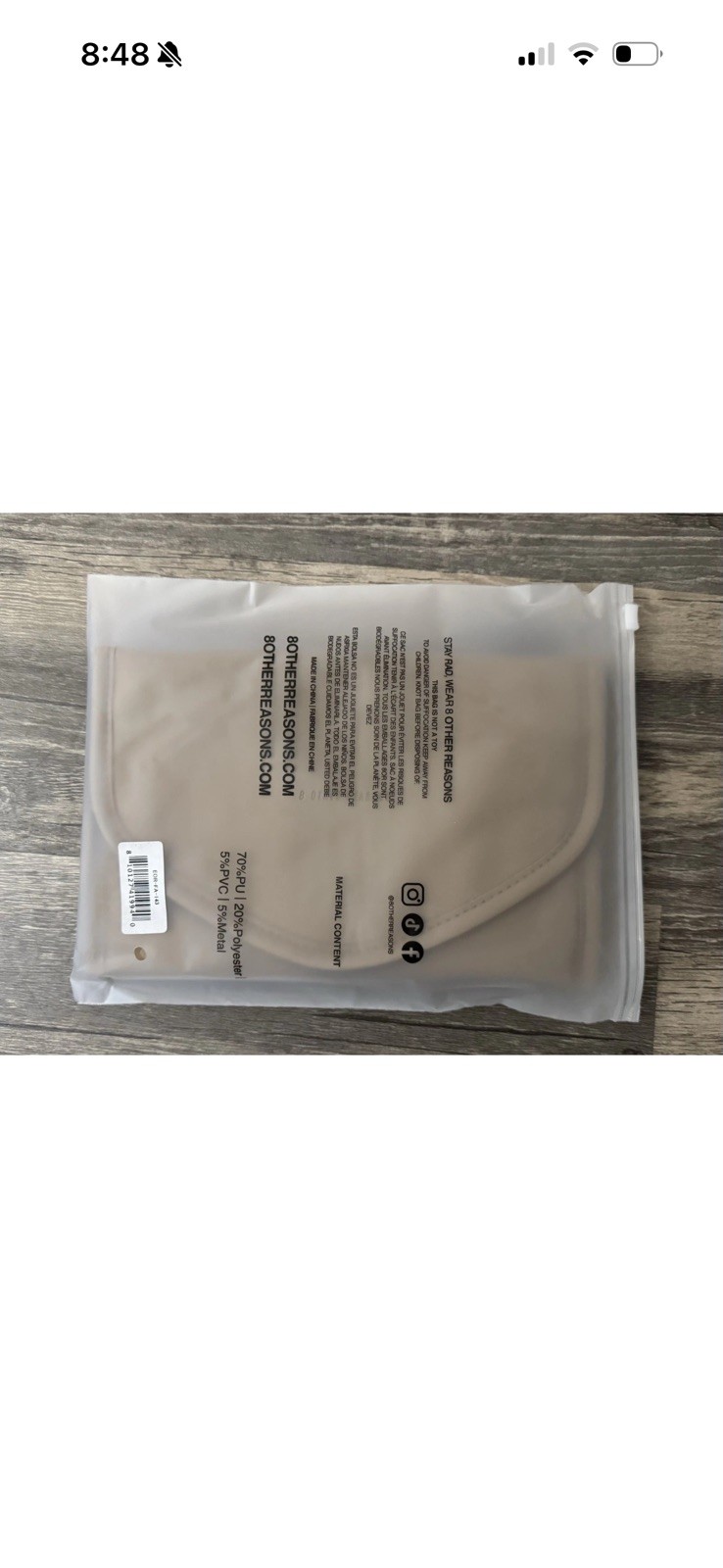 8 Other Reasons Travel Jewelry Bag Tan Color Vegan Leather Prevents Tangling NEW