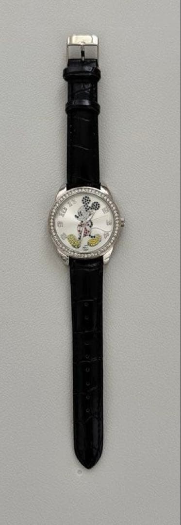 Ingersoll Disney Mickey Mouse Quartz Watch 40mm Black Faux Leather