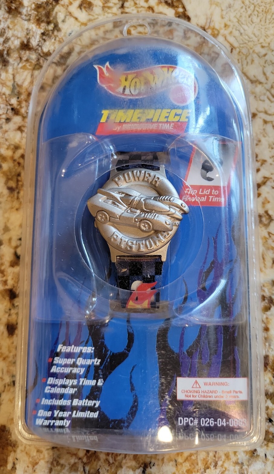1998 Hot Wheels Watch Power Pistons Timepiece