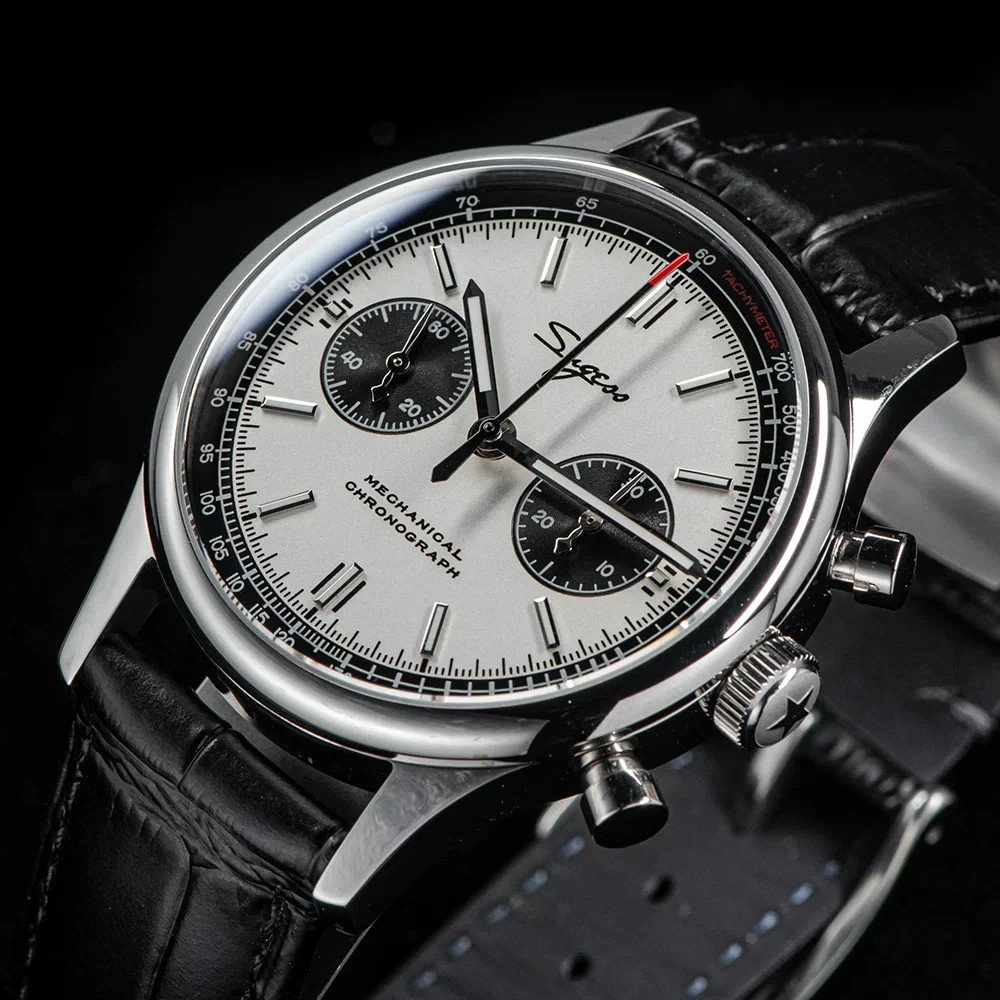 Sugess 1963 Panda LE ST1901 Swan Neck Sapphire Chronograph 40mm BNIB