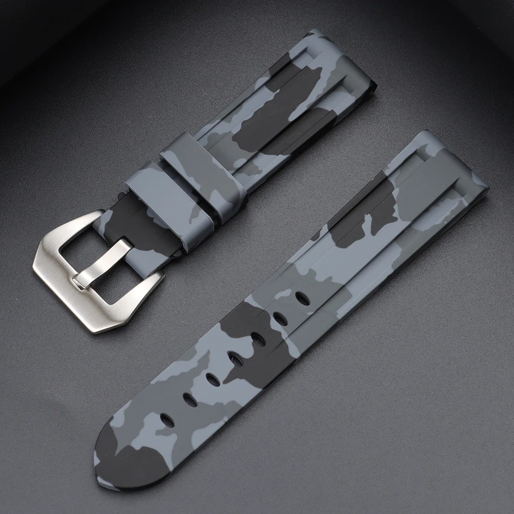 Universal Silicone Watch Band 18-24mm Quick Release Sport Replacement Strap