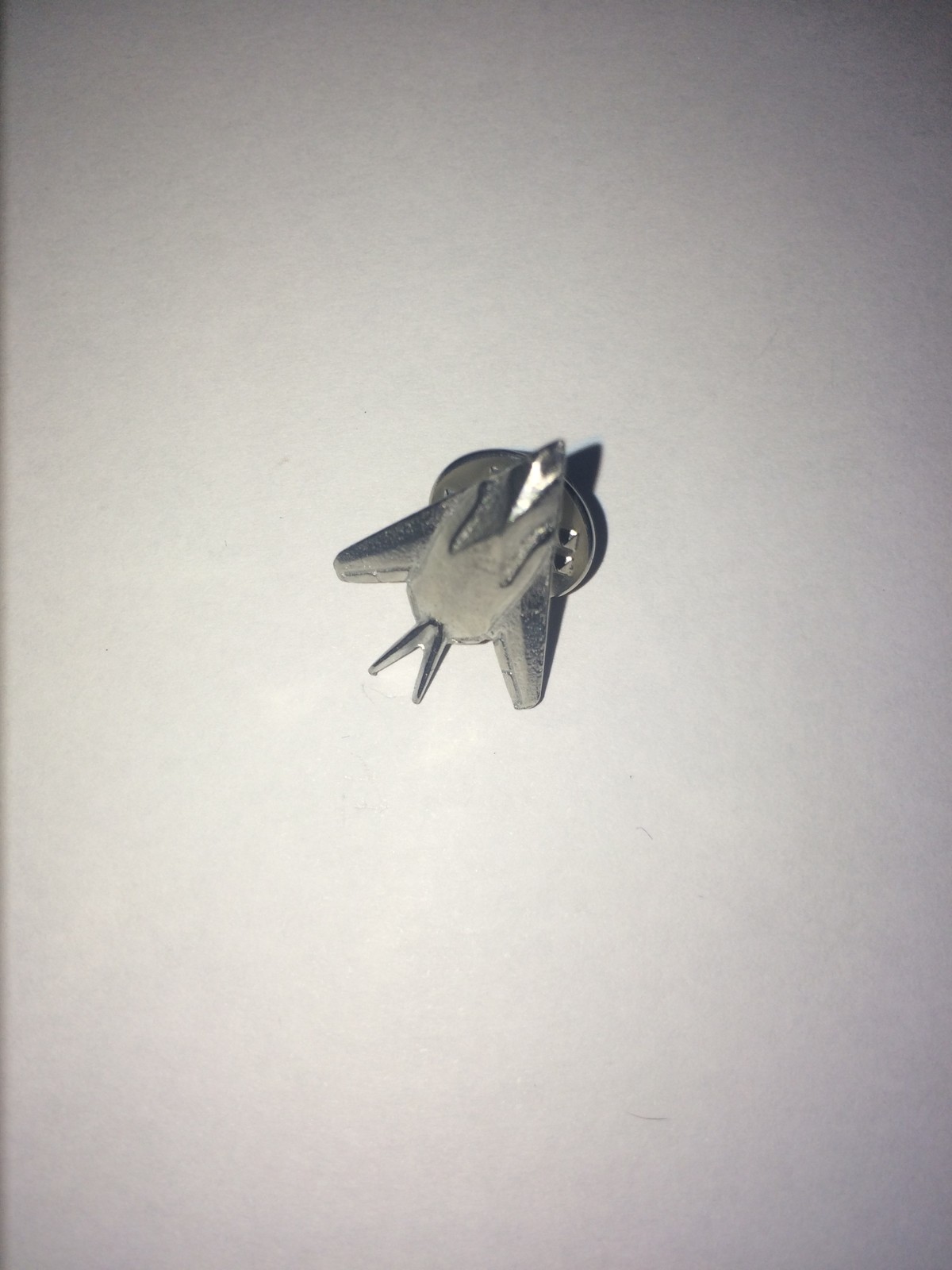 Lockheed F-117 Nighthawk C62 Stealth Fighter English Pewter Pin Badge