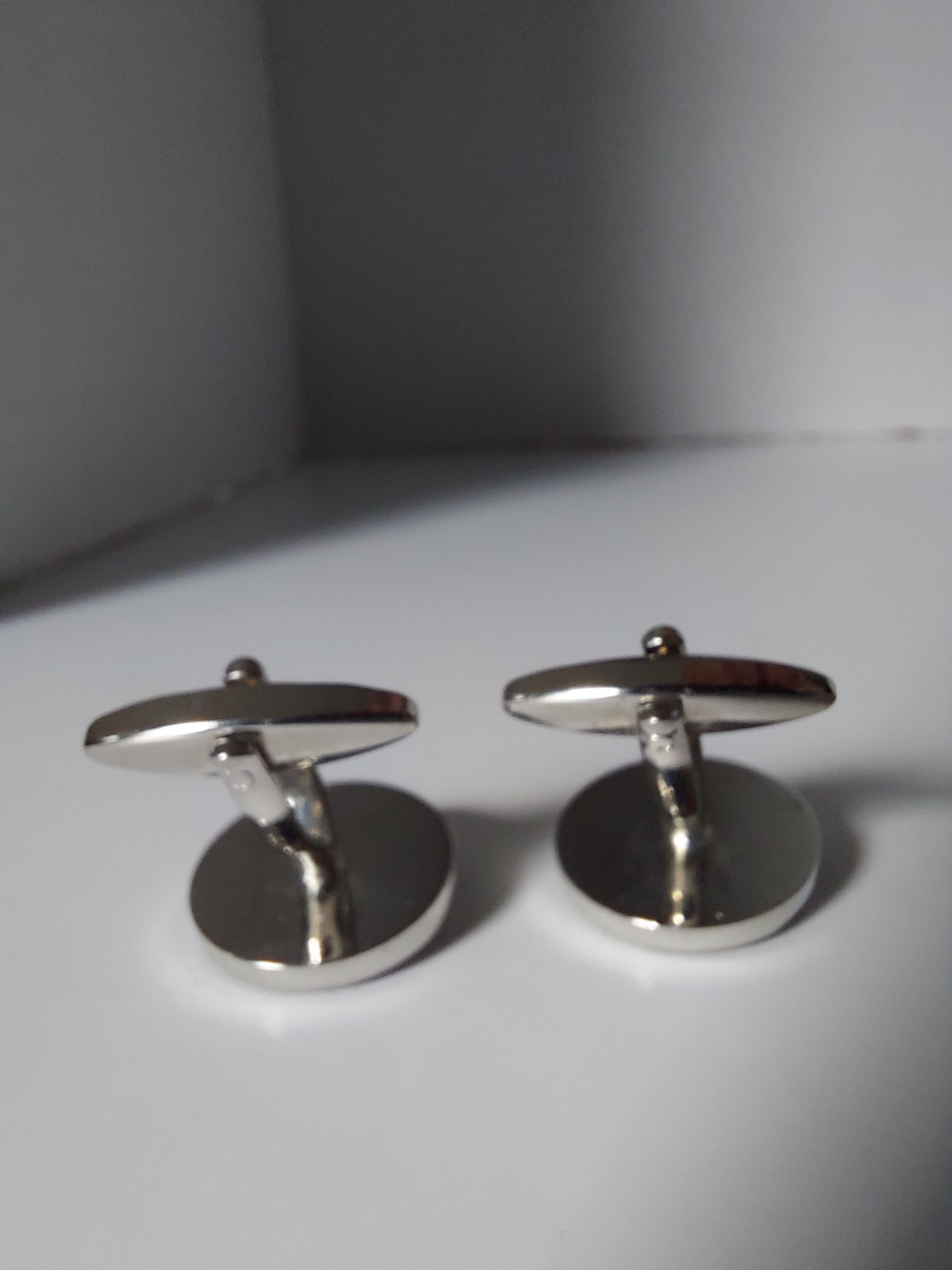 Racing Fuel Cap Cufflinks Silver 3D Detailed Indy Car Racing Formula One Racing