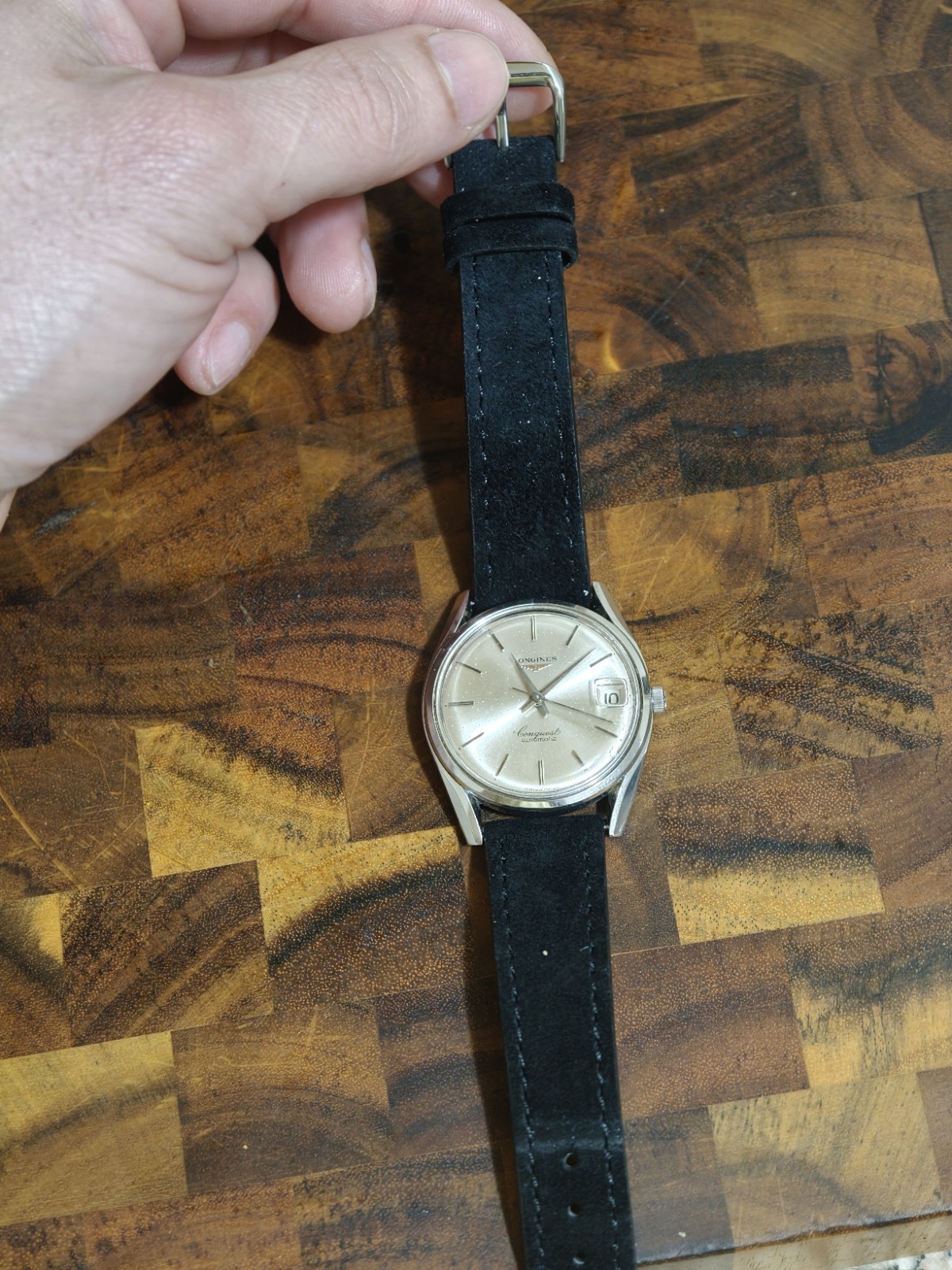 1970 Vintage Longines Conquest Automatic – Fresh Professional Service – Stunning