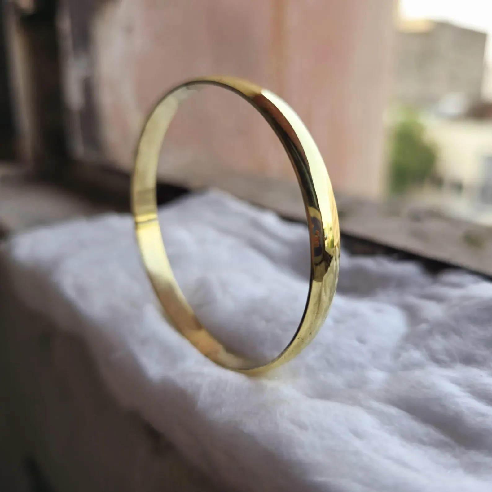 1 Pc Pure Brass Bangles Men Women Bracelet Bangle, Healing Bangles Plain Solid