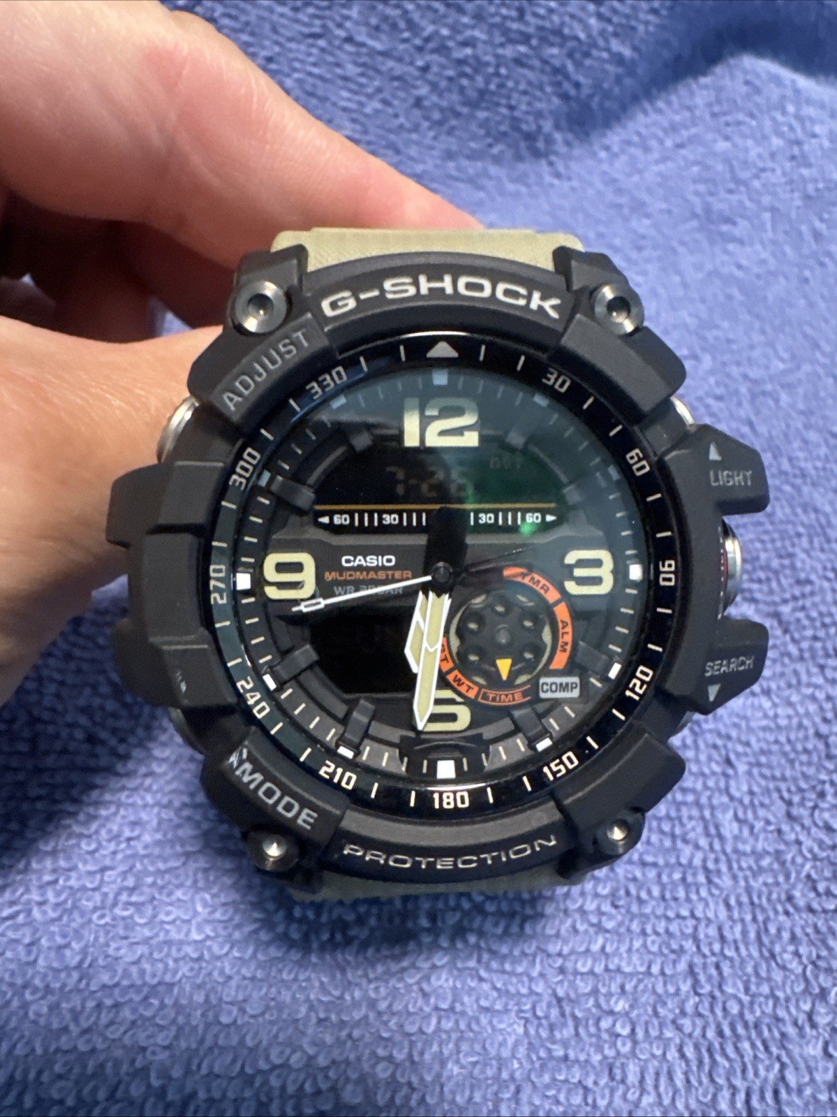 Casio G-SHOCK Mudmaster Analog/Digital Mud Resistant 200m Watch w/ Box