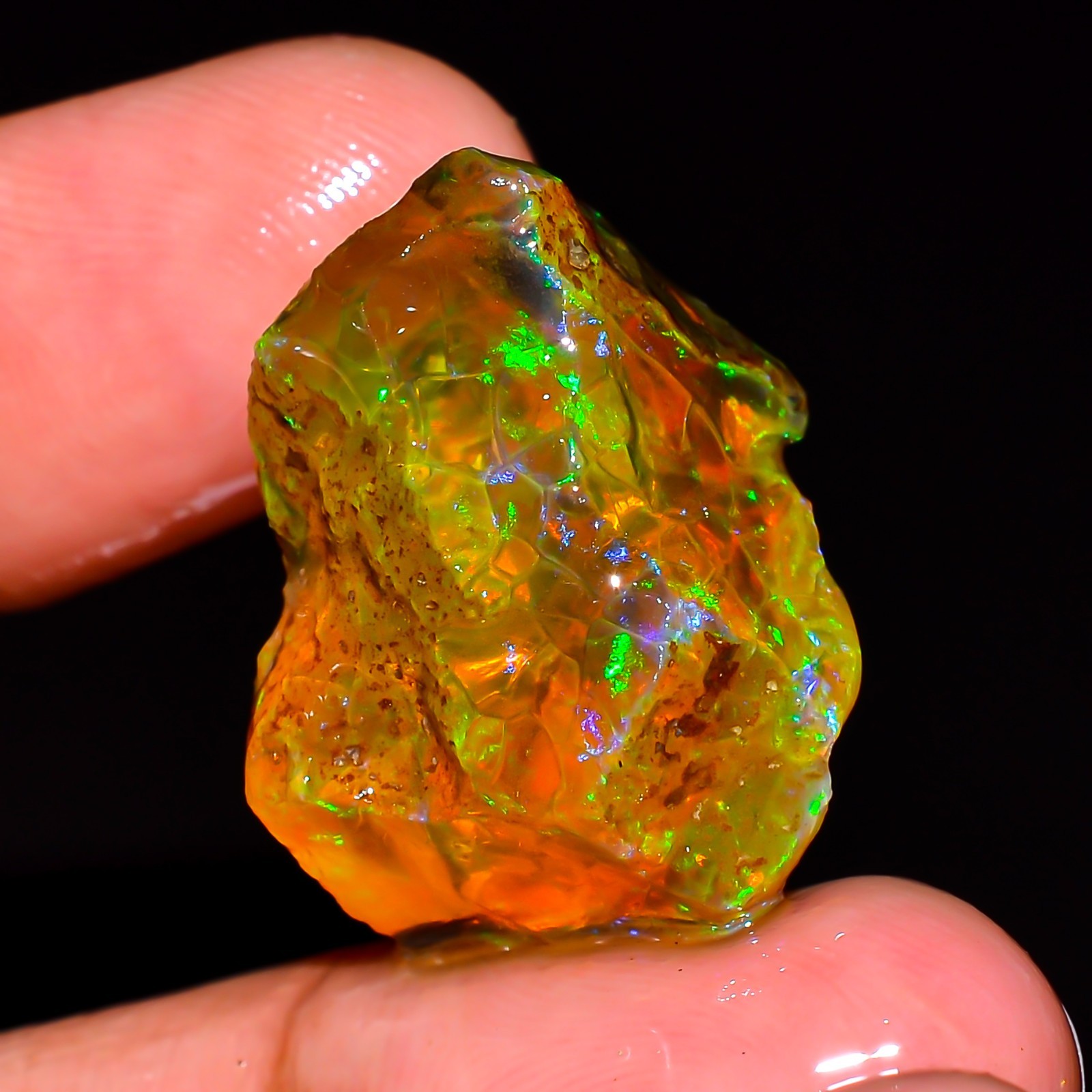 30crt Ethiopian opal Natural rough making ring gemstone