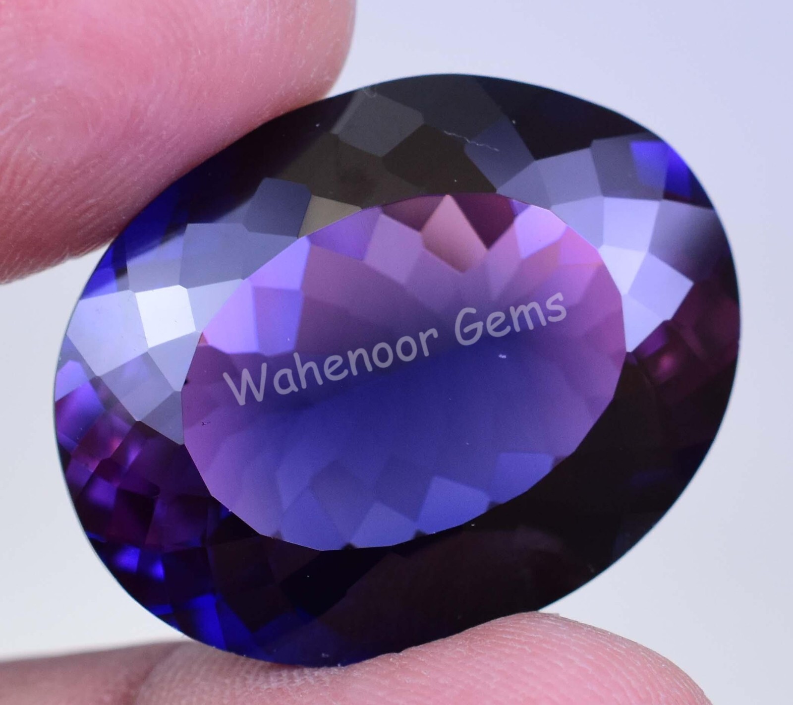 Natural 53.10 Ct Boysenberry Sapphire AGL Certified Fabulous Loose Gemstone
