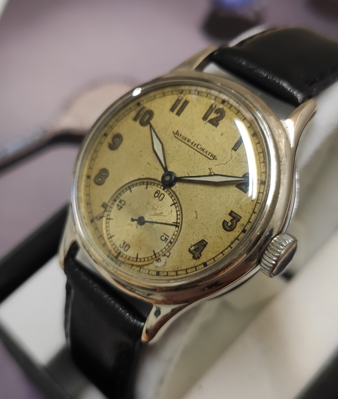 Classic Jaeger Le Coultre Watch Manual Wind 1940´s Original