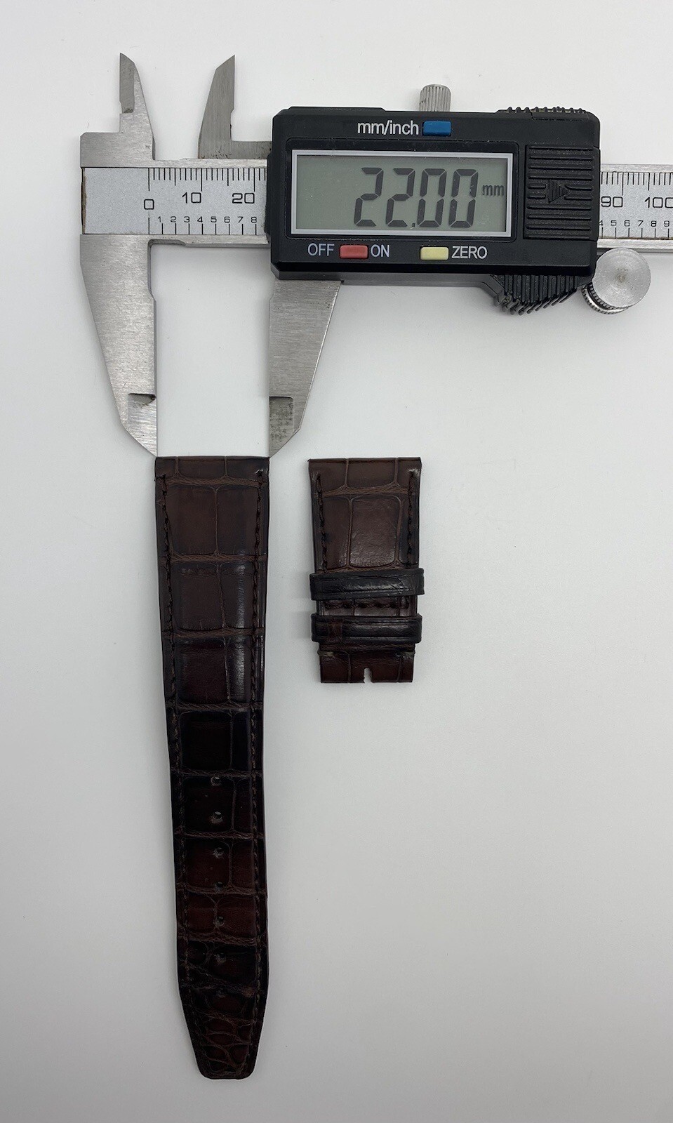 Authentic IWC 22mm x 18mm Brown Alligator Watch Strap Band Small A24765 OEM